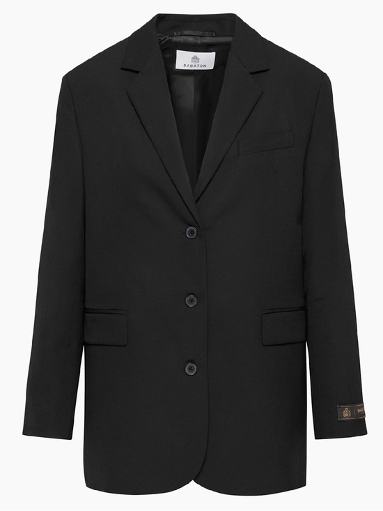 Aritzia Jackets & Blazers - Aritzia Babaton Benchmark Blazer Size Small Black Italian Wool Classic Black